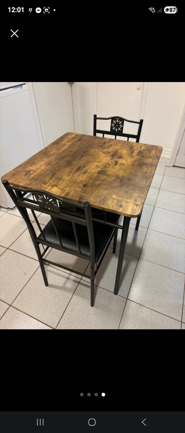 Dining Table Set with 2 Chairs - photo 4