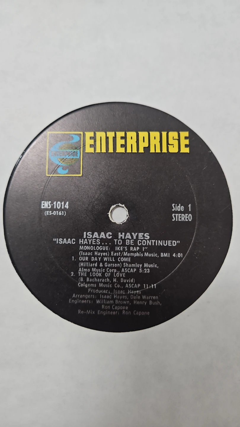 Isaac Hayes - To Be Continued Vinyl Record - photo 2