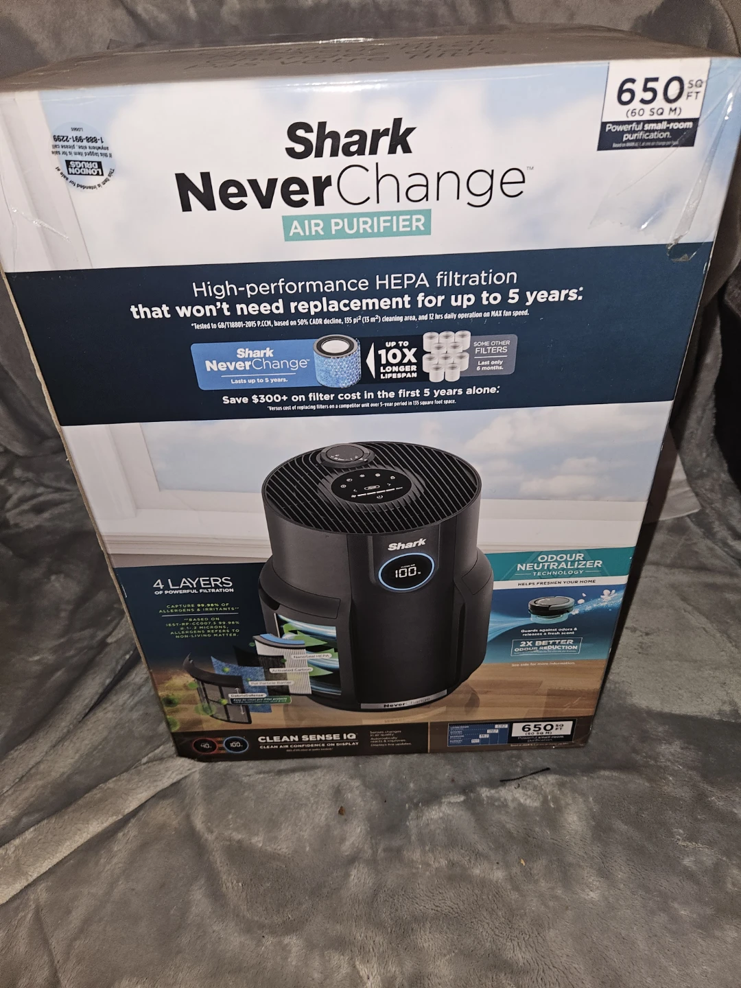Shark NeverChange Air Purifier HP152C - New - photo 3
