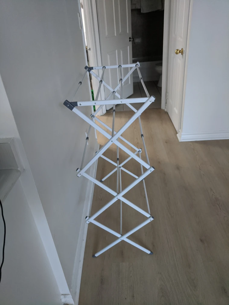 Adjustable Folding Clothes Drying Rack - photo 3