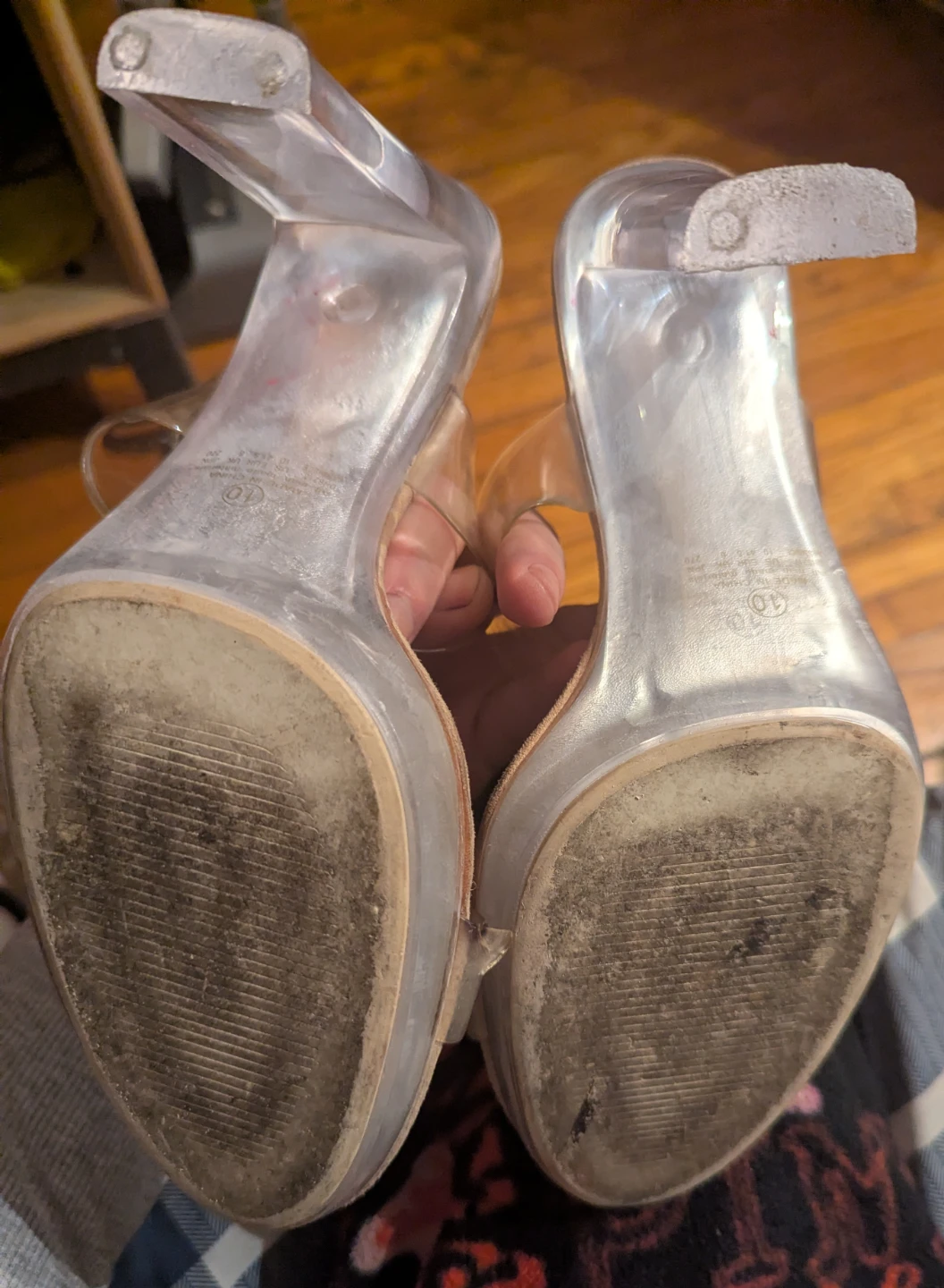 Dream Pairs Clear Heels - Size 10 - photo 2