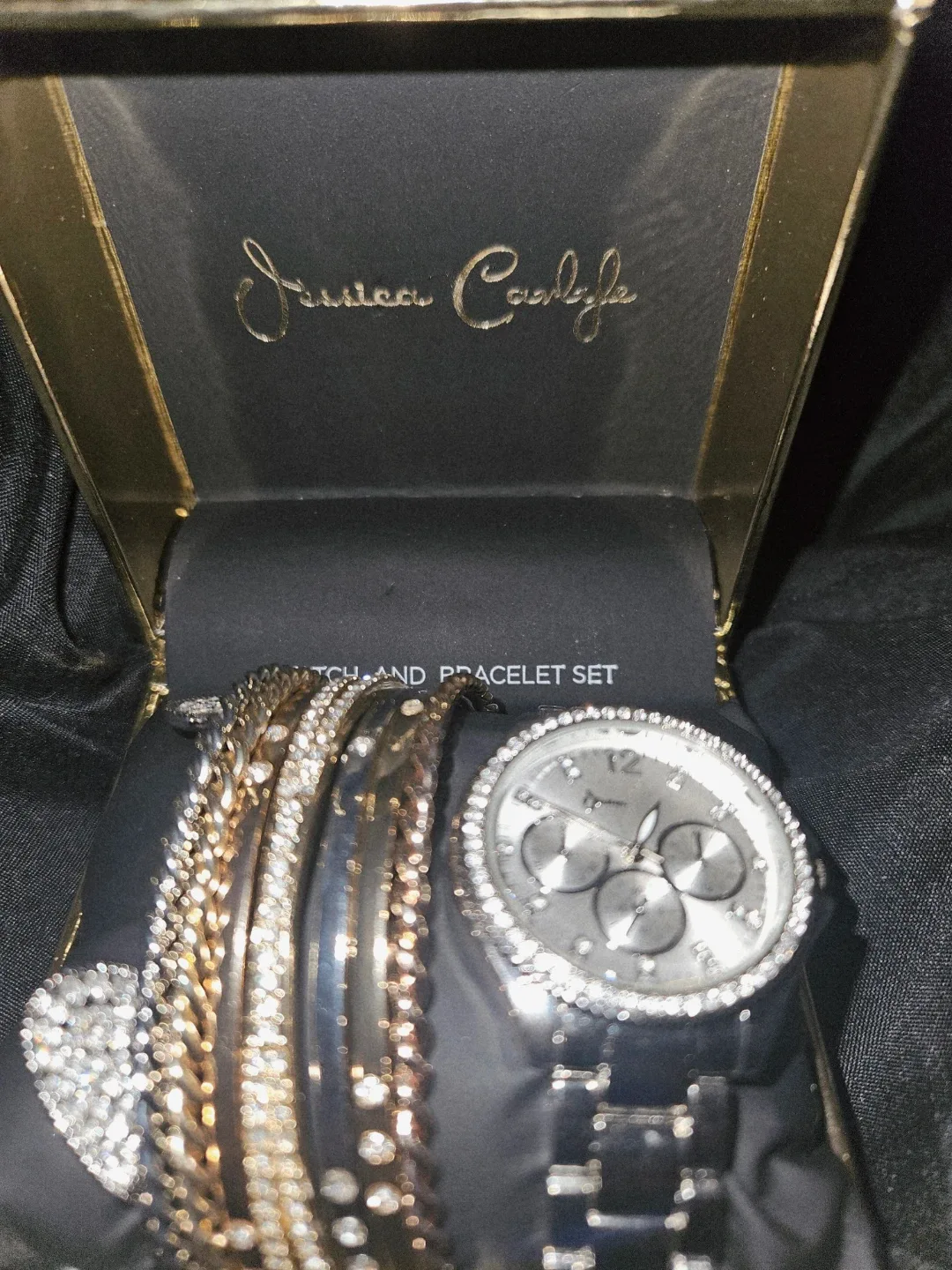 New Jessica Carlyle Watch and Bracelet Set