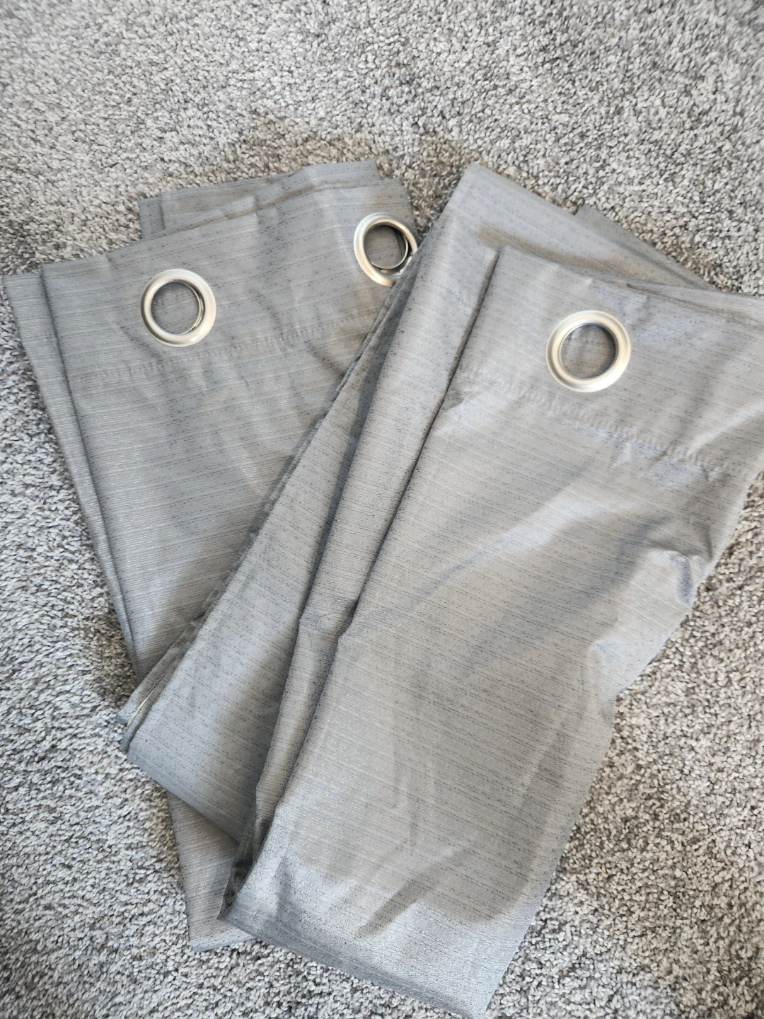 Mainstays Light Grey Curtains 40x84