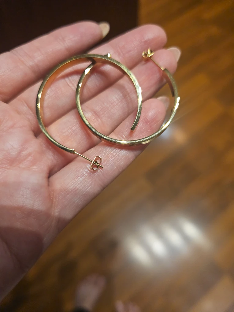 Gold-toned Hoop Earrings - photo 2