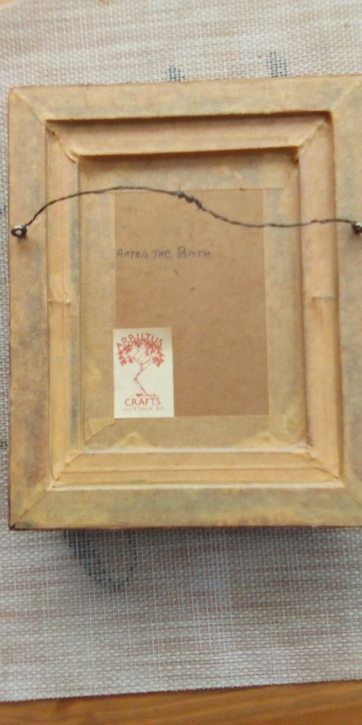 Arbutus Crafts Framed Art - After the Bath - photo 2