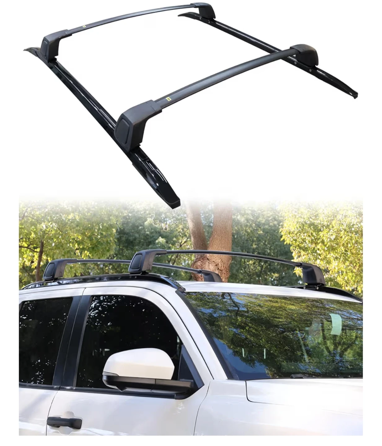 Roof Rack Cross Bars for 2024 ,25, 26 Toyota Tacoma Double cab