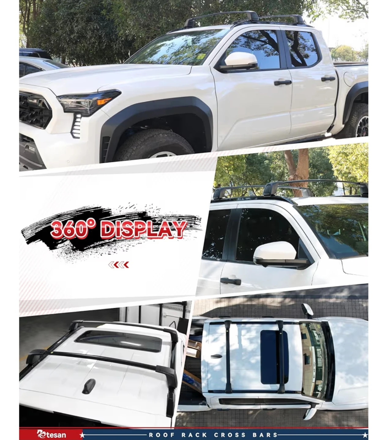 Roof Rack Cross Bars for 2024 ,25, 26 Toyota Tacoma Double cab - photo 5