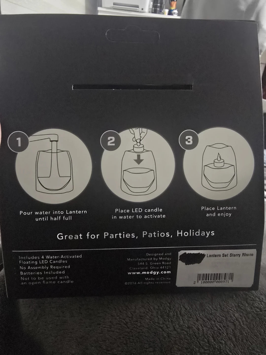 BNIB Modgy Luminary Lanterns - Over The Rhone - photo 2