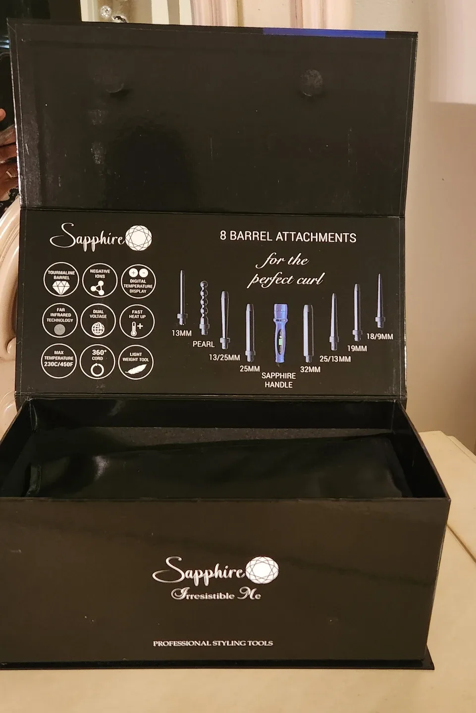 Sapphire Irresistible Me 8-in-1 Complete Curler image indicator(2)