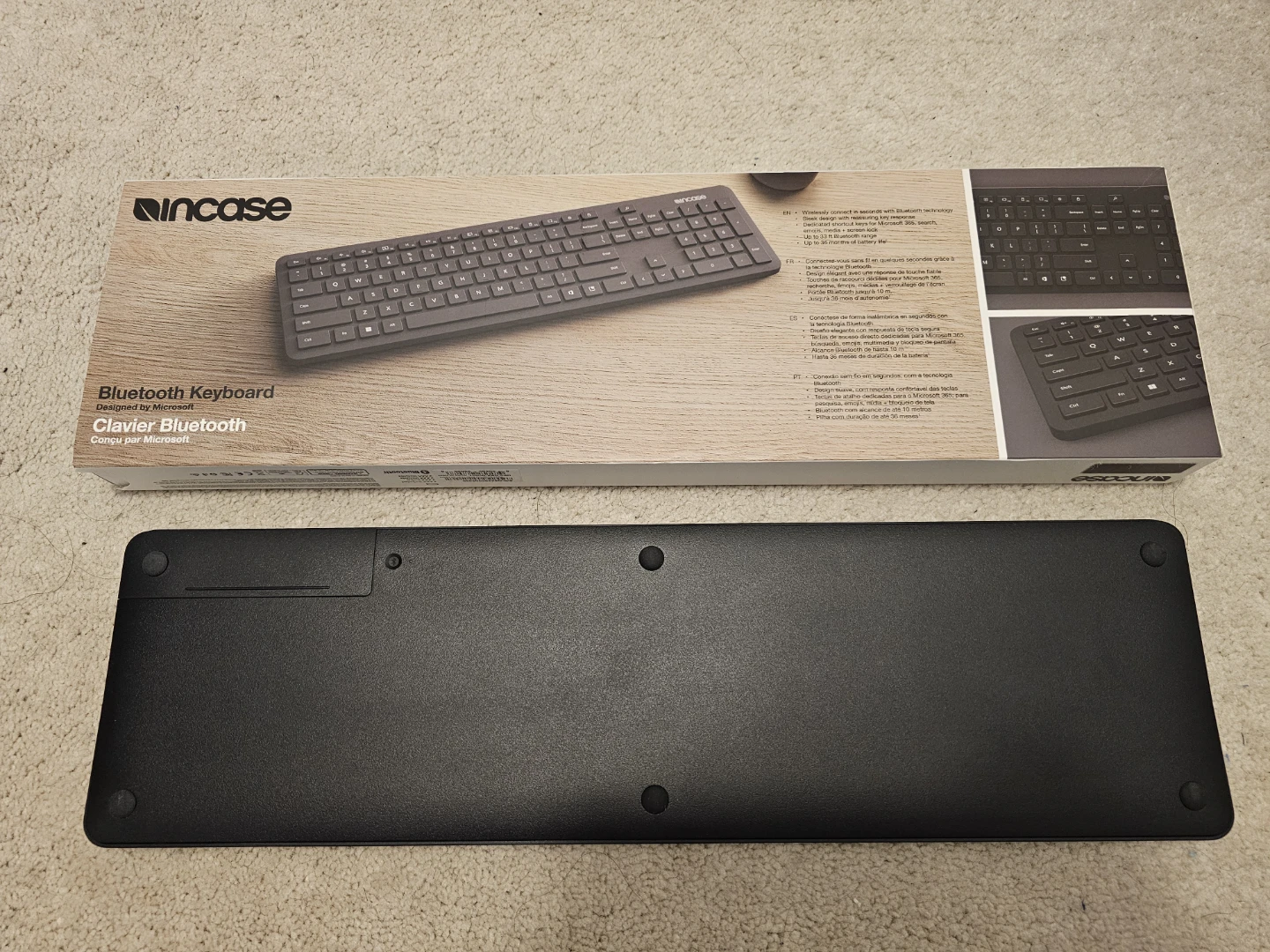 Incase Designed By Microsoft Wireless Bluetooth Keyboard-Black - photo 2