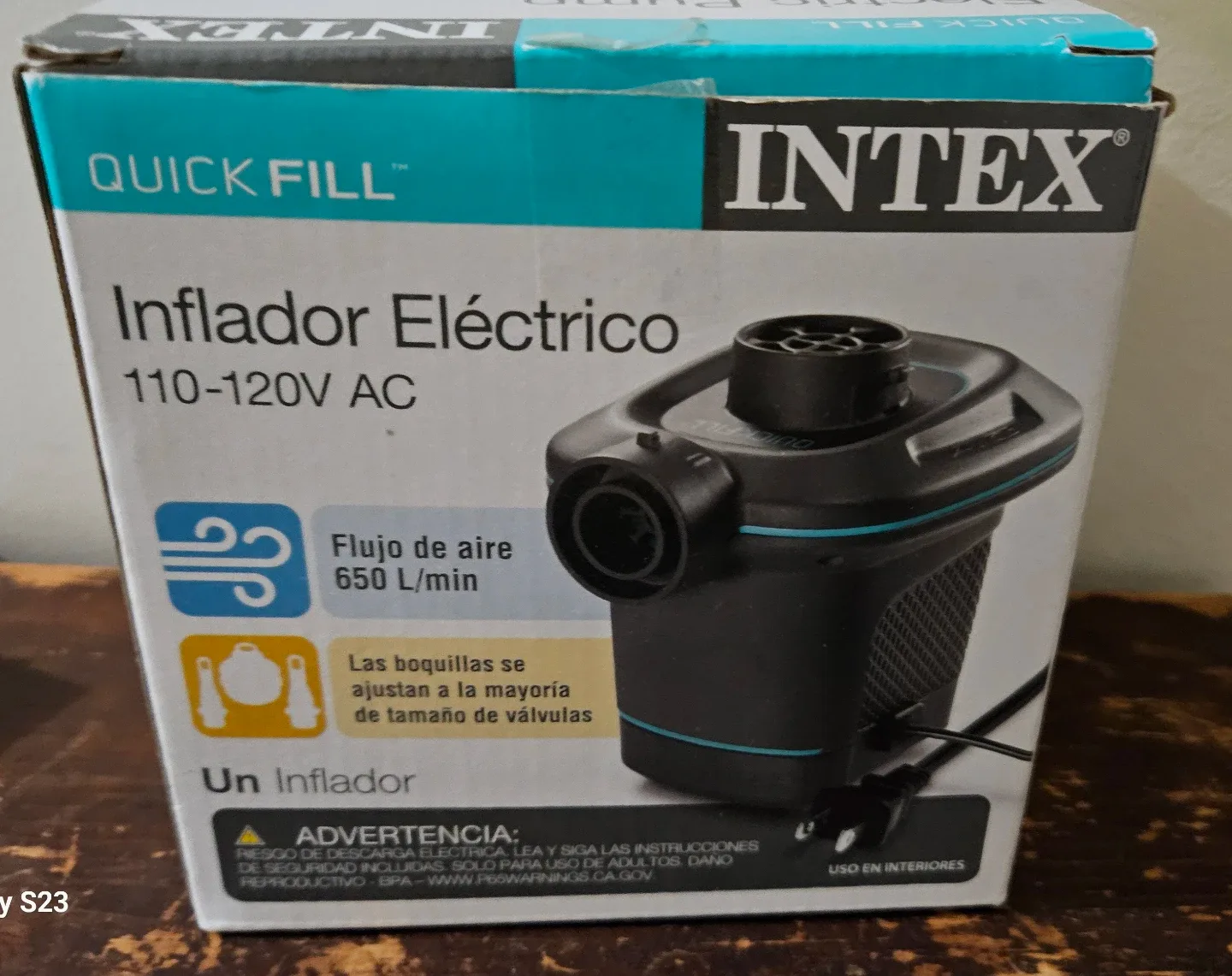 Intex QuickFill Electric Pump 110-120V AC