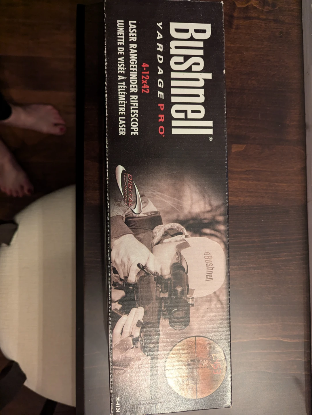 New Bushnell Yardage Pro 4-12x42 Laser Rangefinder Riflescope