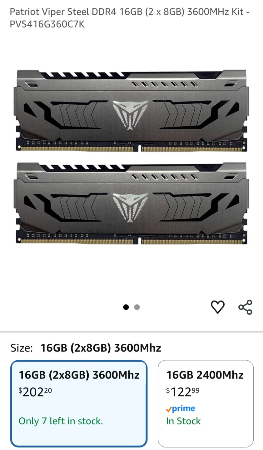 Brand New 16GB Viper Gaming Ram - photo 2