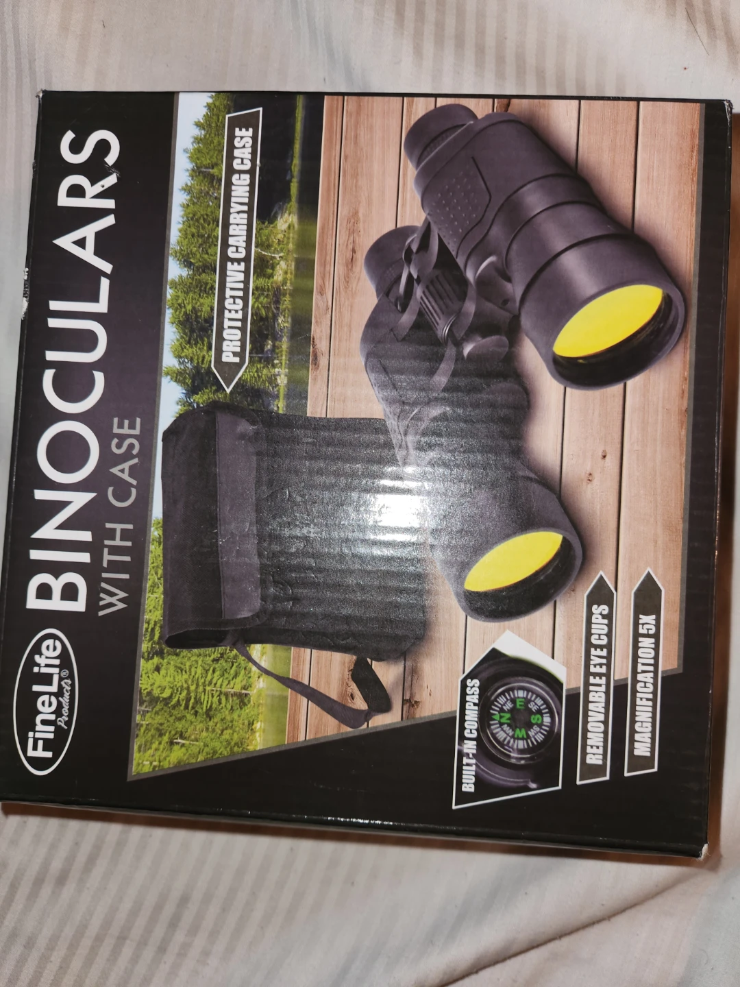 FineLite Binoculars With Case