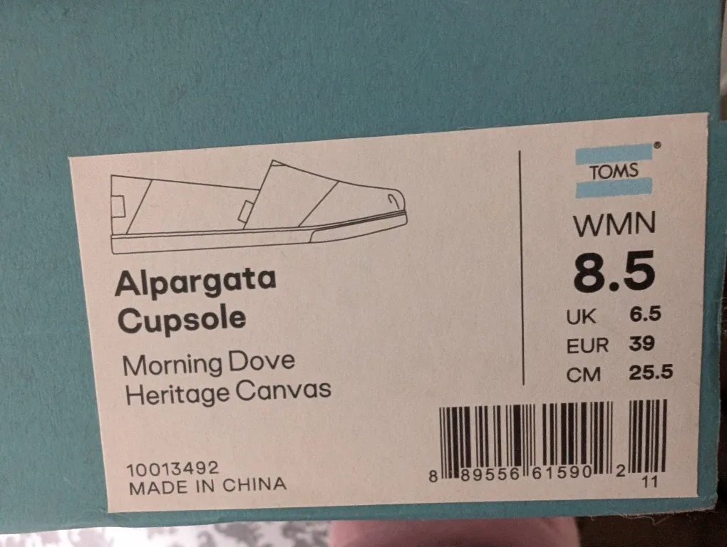 New TOMS Alpargata Cupsole, Women's 8.5 image indicator(4)