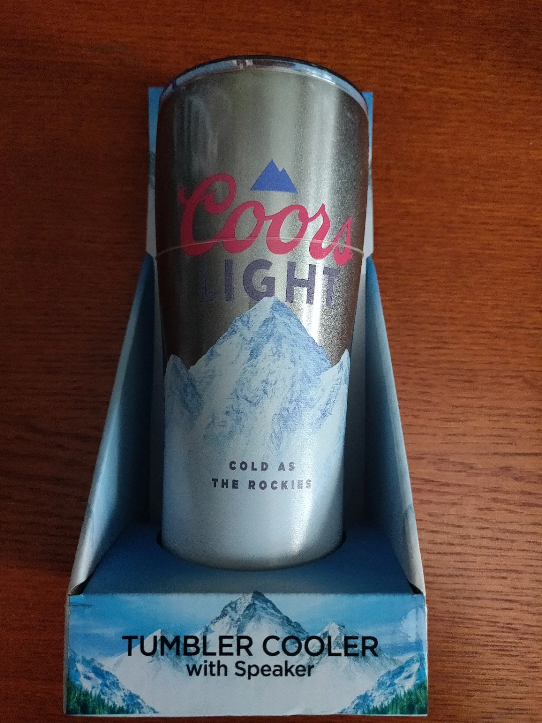 Coors light tumbler with speaker