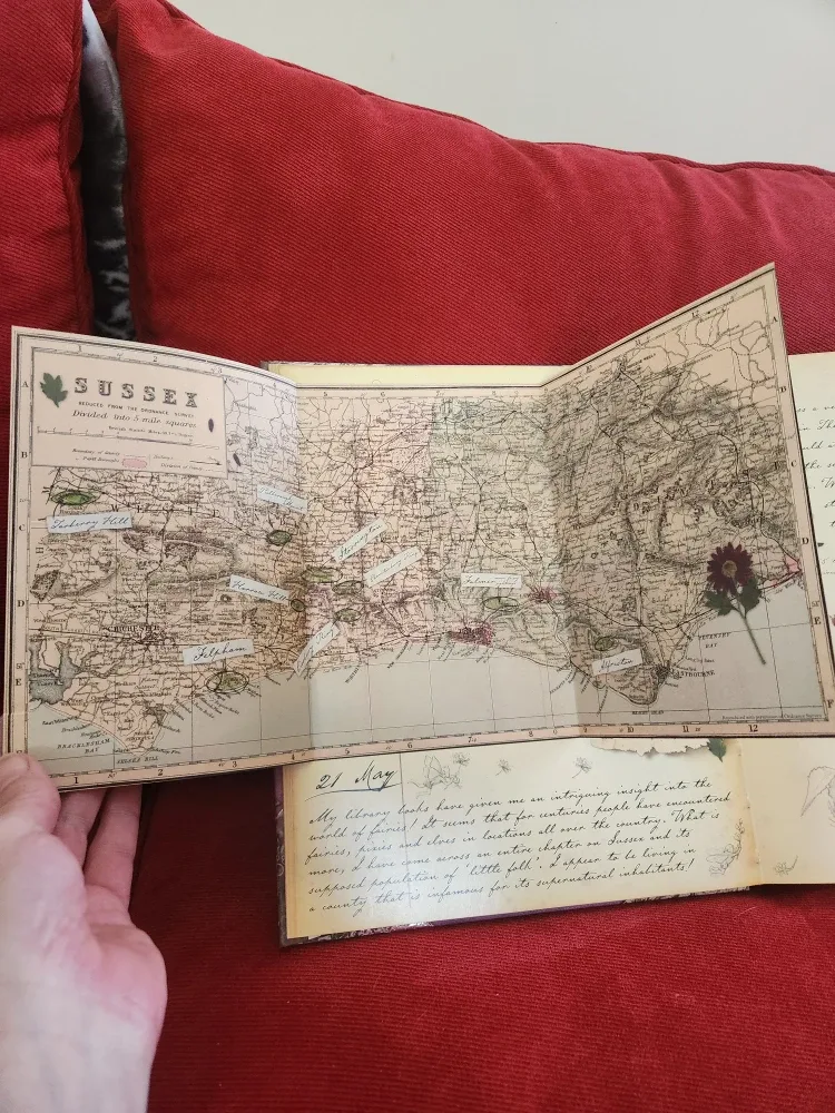 VINTAGE FAIRYOPOLIS BOOK DIARY image indicator(6)