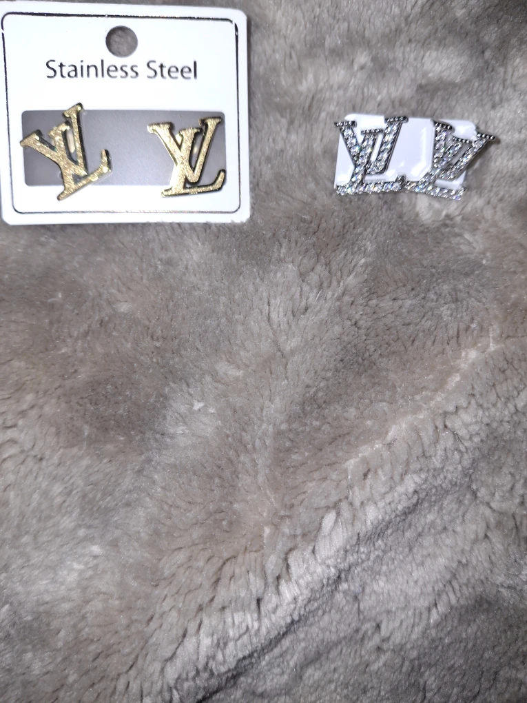 Louis Vuitton Inspired Stud Earrings