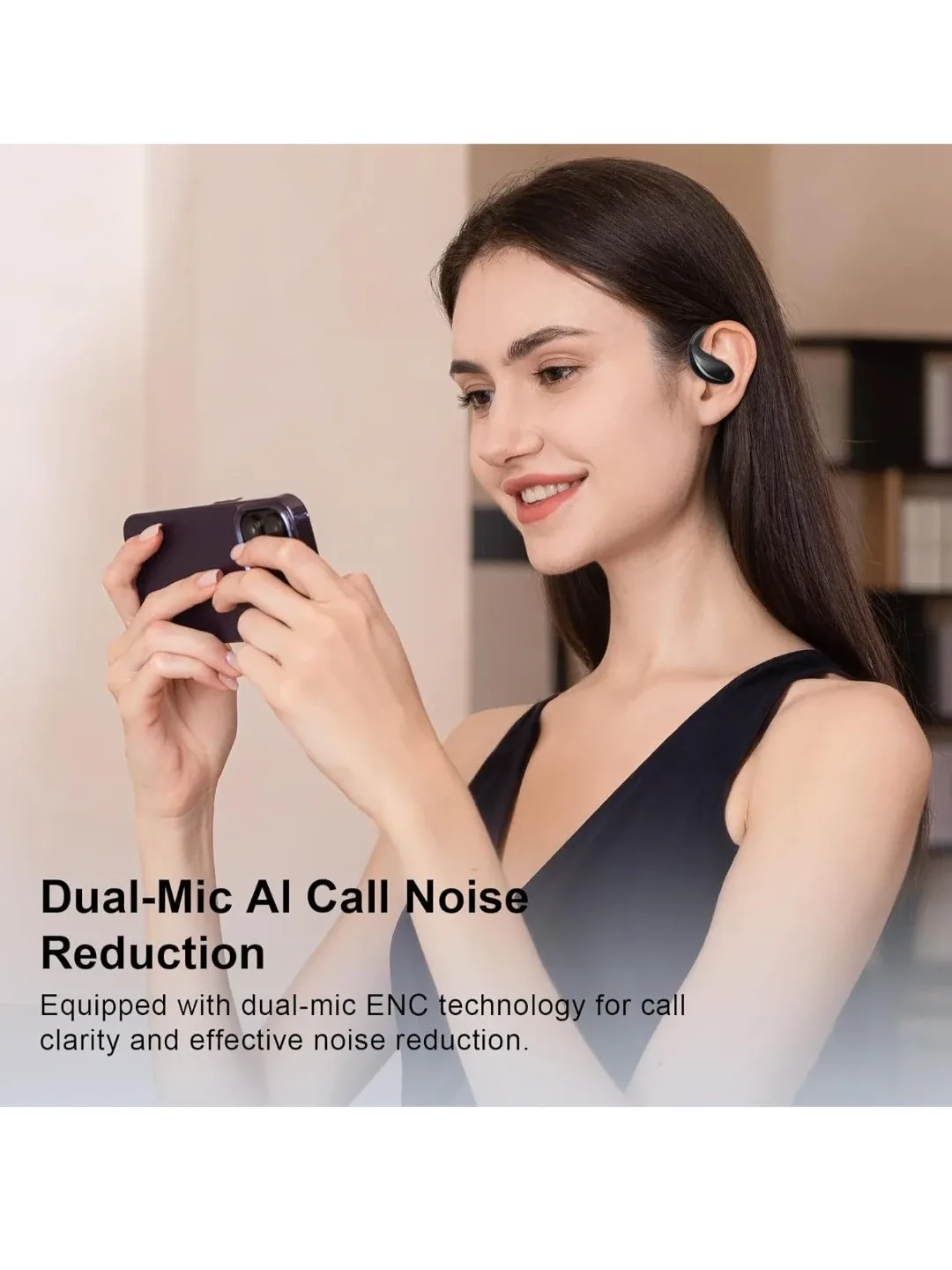 Open-Ear Design Wireless Earphones ##cleanout image indicator(8)