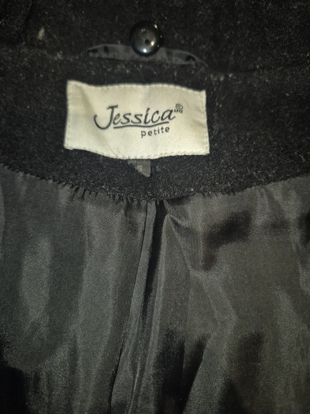 Jessica Petite Black Coat - Size 6 - photo 3