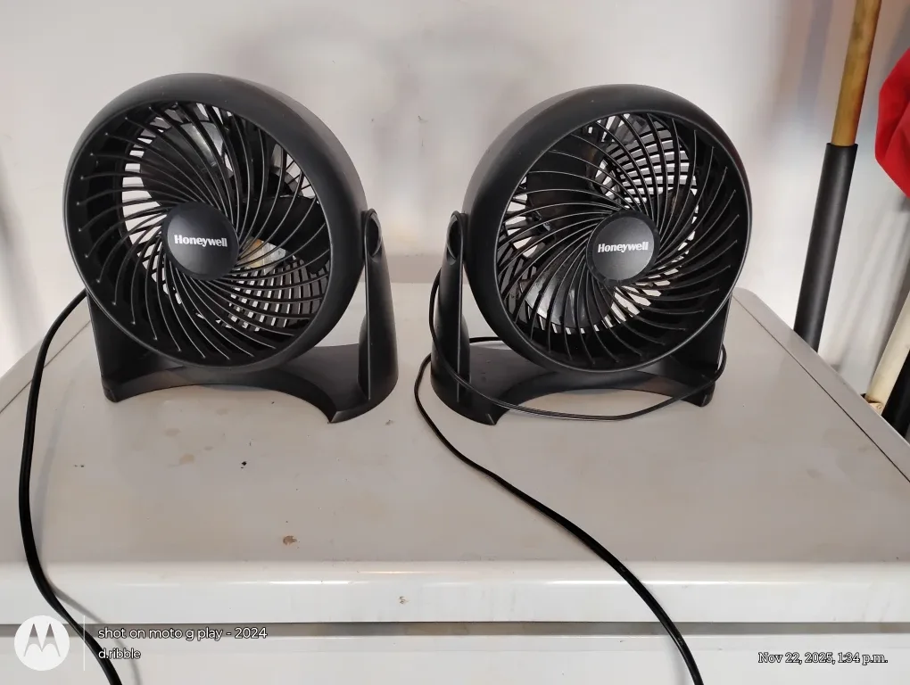 Honeywell Black Table Fans - Set of 2