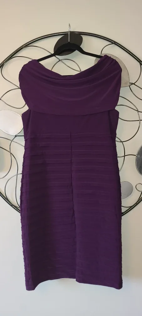 Laura Petites Purple Dress - Sz. 14 image indicator(2)