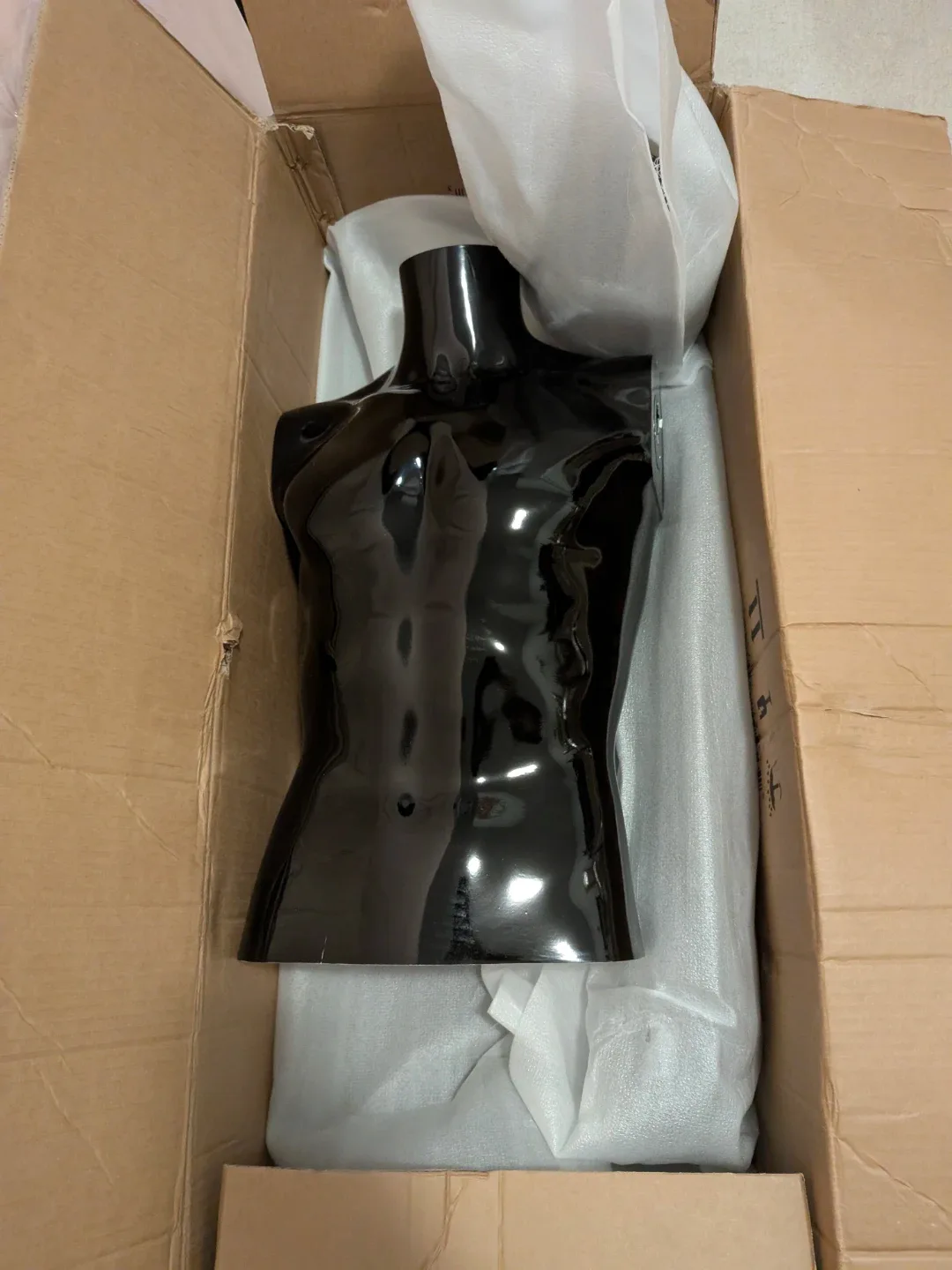 Black male Mannequin Torso with stand