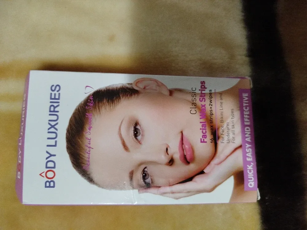 Body Luxuries Facial Wax Strips - New