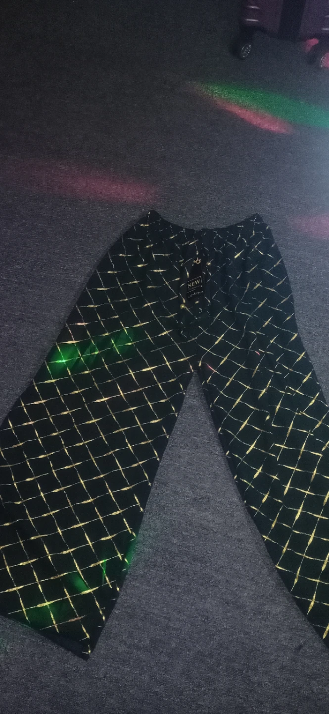 New Diamond Pattern Wide Leg Pants - photo 4