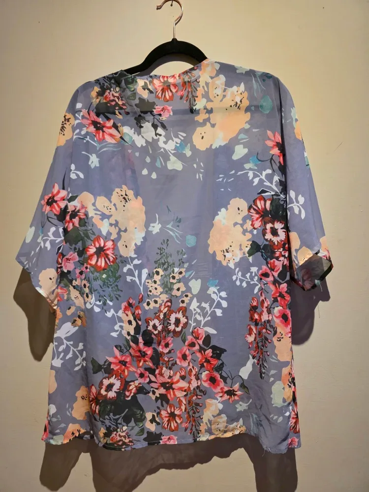 Floral Print Kimono image indicator(2)