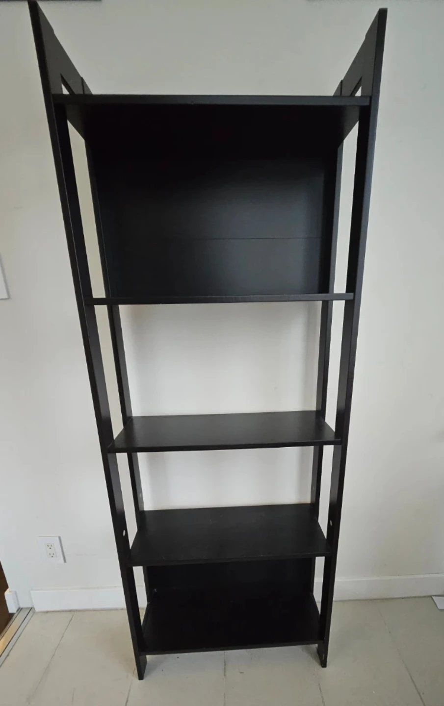Black Ladder Shelf - 5 Tier Bookshelf - photo 2