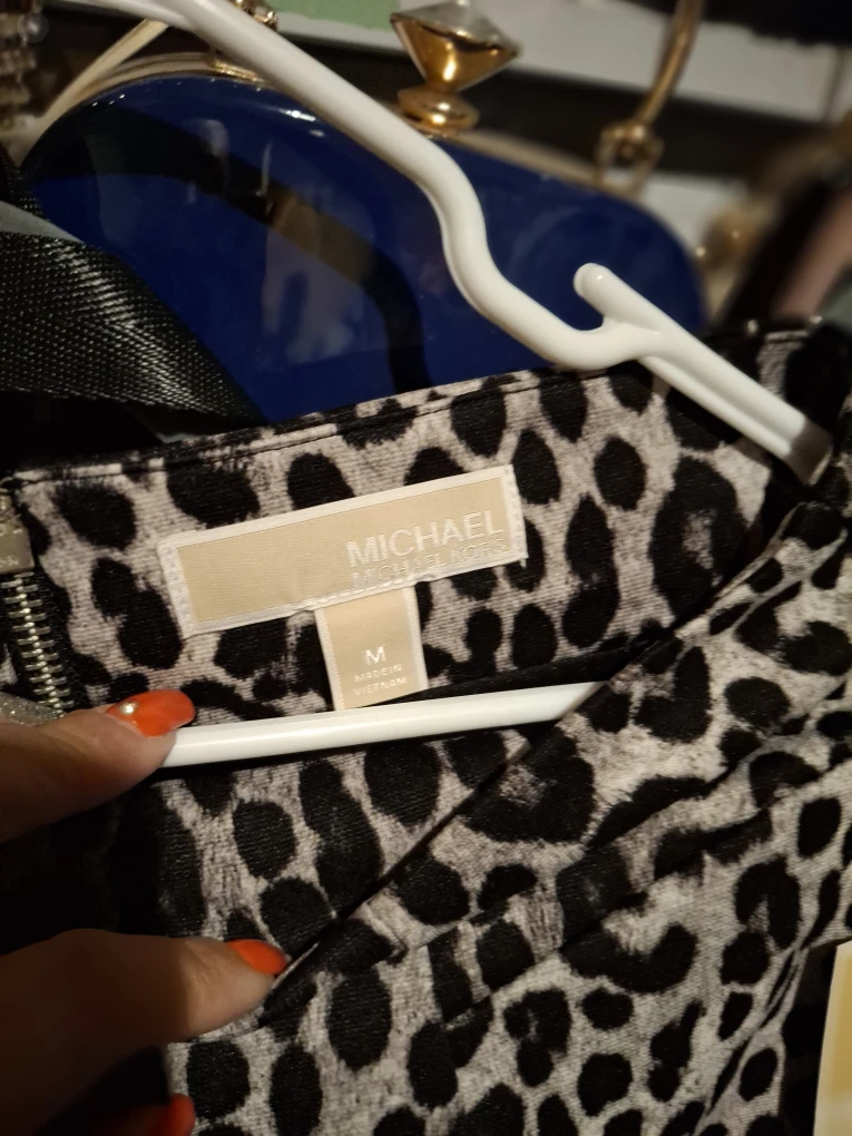 Michael Kors Leopard Print Skirt - Size M
