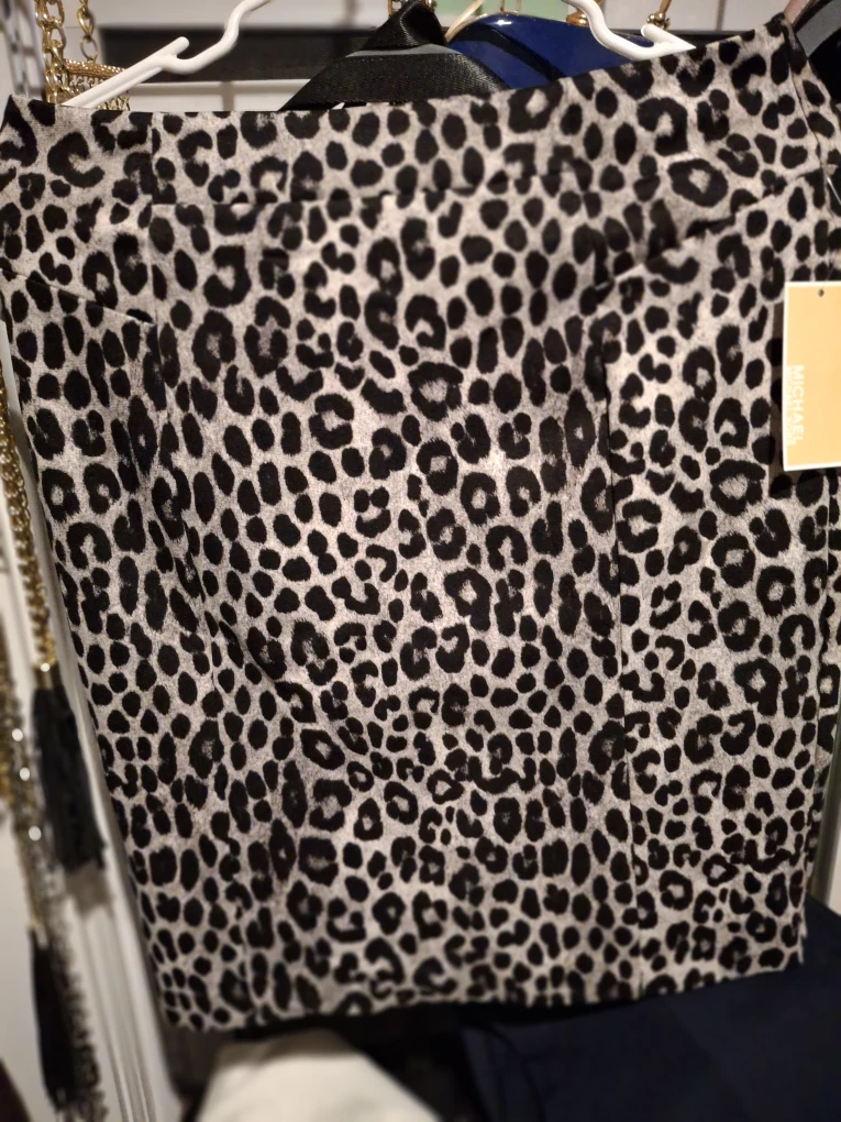 Michael Kors Leopard Print Skirt - Size M - photo 2