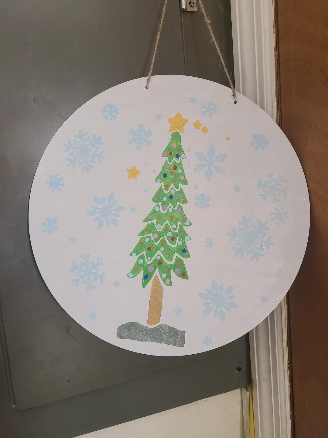 Christmas Tree Door Hanger