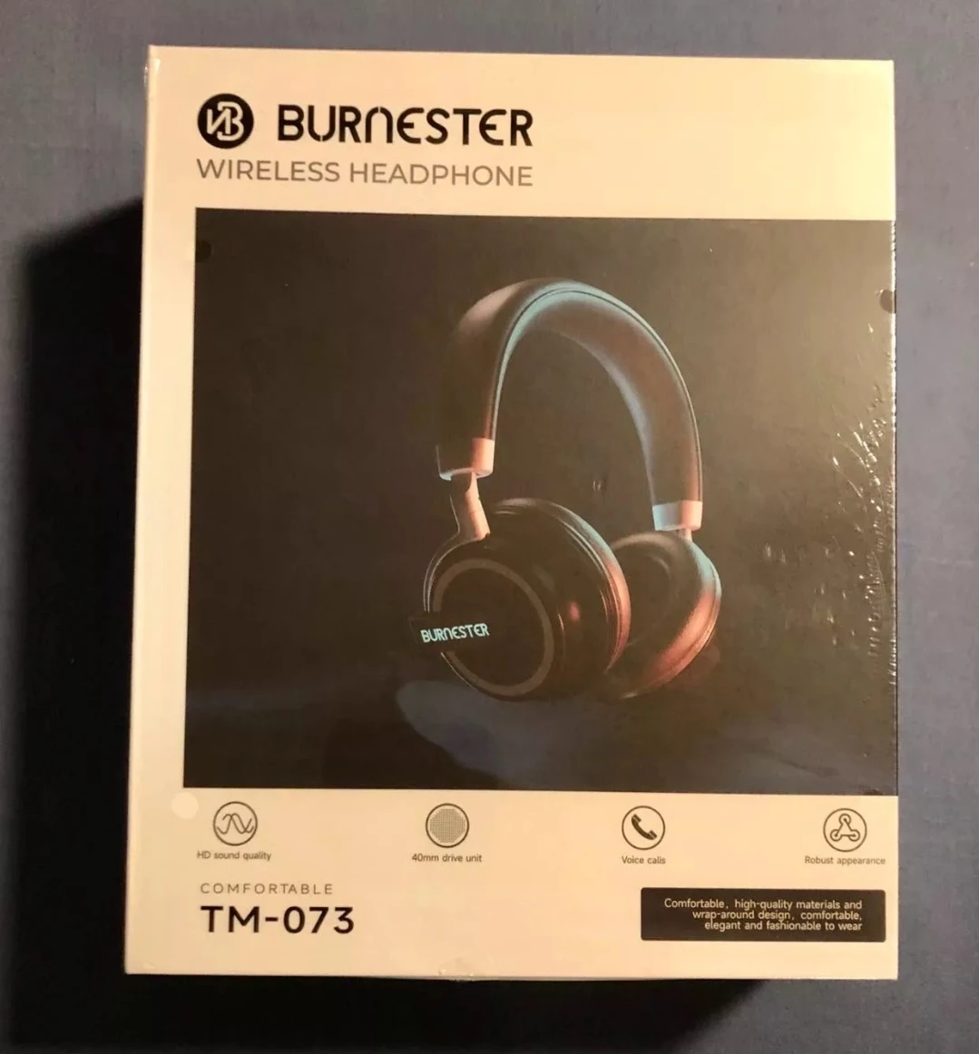 Burnester TM-073 Wireless Headphones - New in Box!