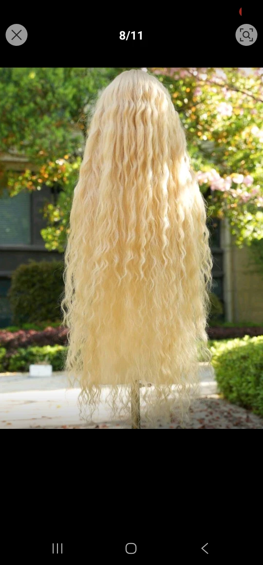 Blonde Curly Wig - photo 2