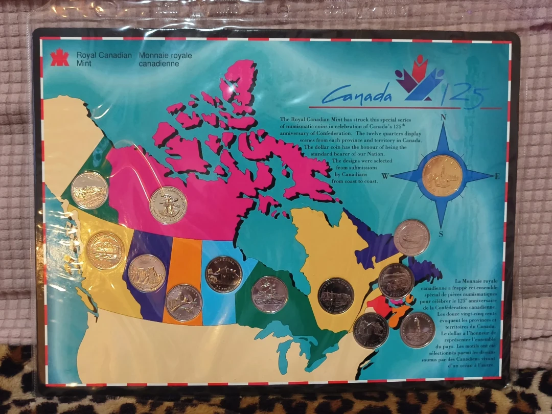 Royal Canadian Mint 125th Anniversary Coin Set