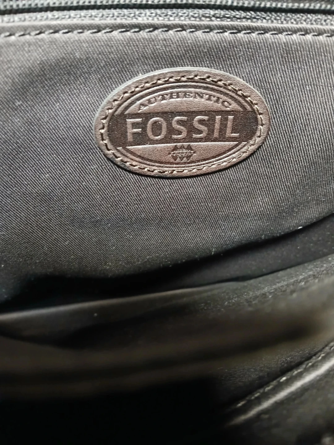Fossil Estate Port Brief - Dark Brown Leather - photo 4