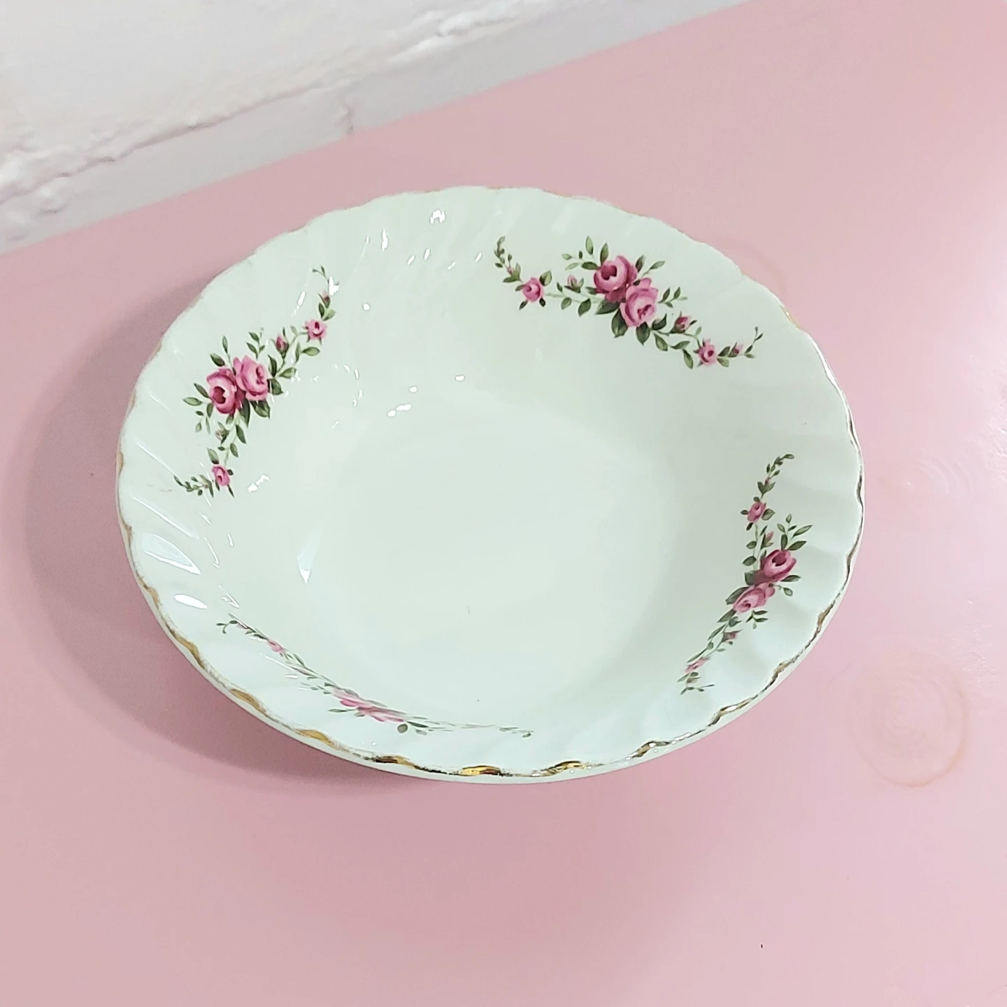 trade or $1 — cottagecore vintage cereal bowl