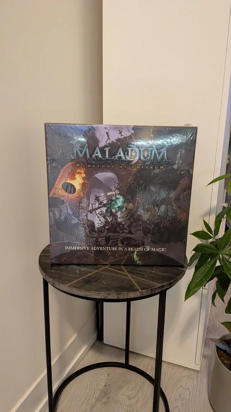 Maladum: Dungeons of Enveron Board Game - New!
