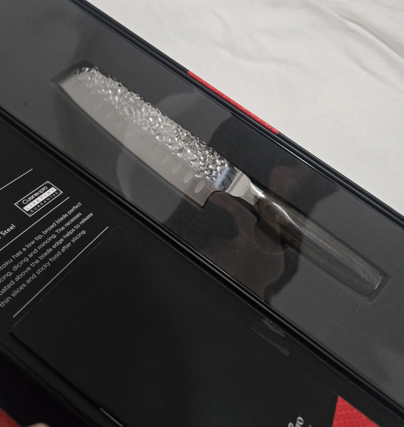 New Cuisine::pro Damashiro Emperor Santoku Knife 14cm - photo 3