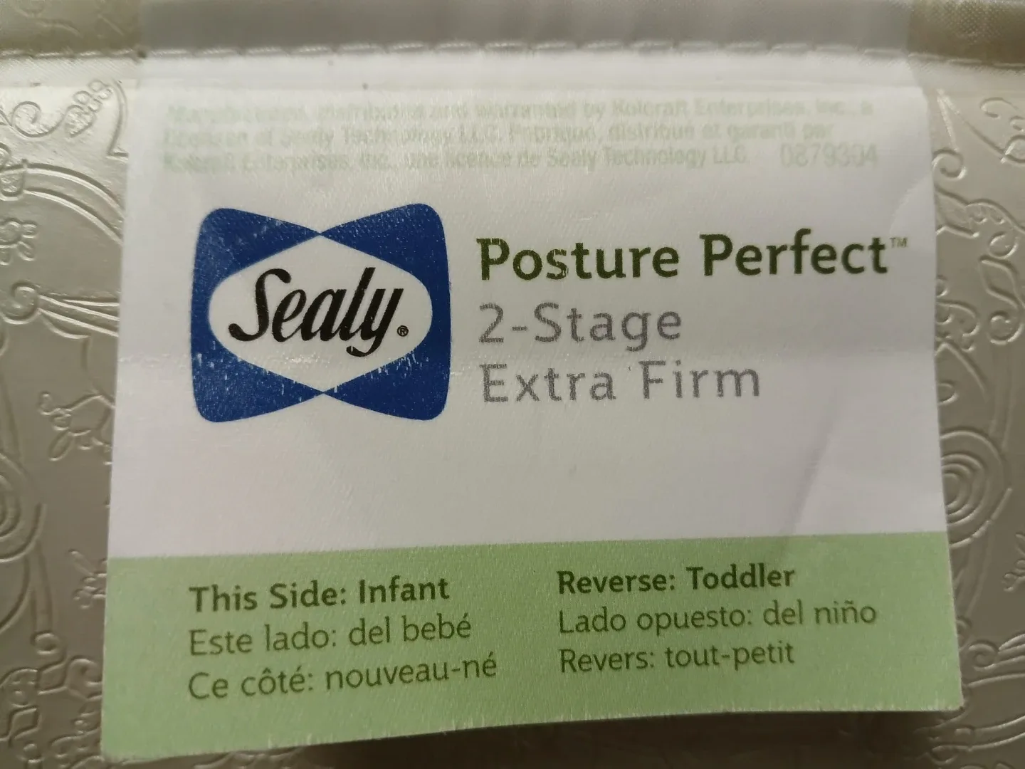 Sealy Posture Perfect 2-Stage Extra Firm Crib Mattress