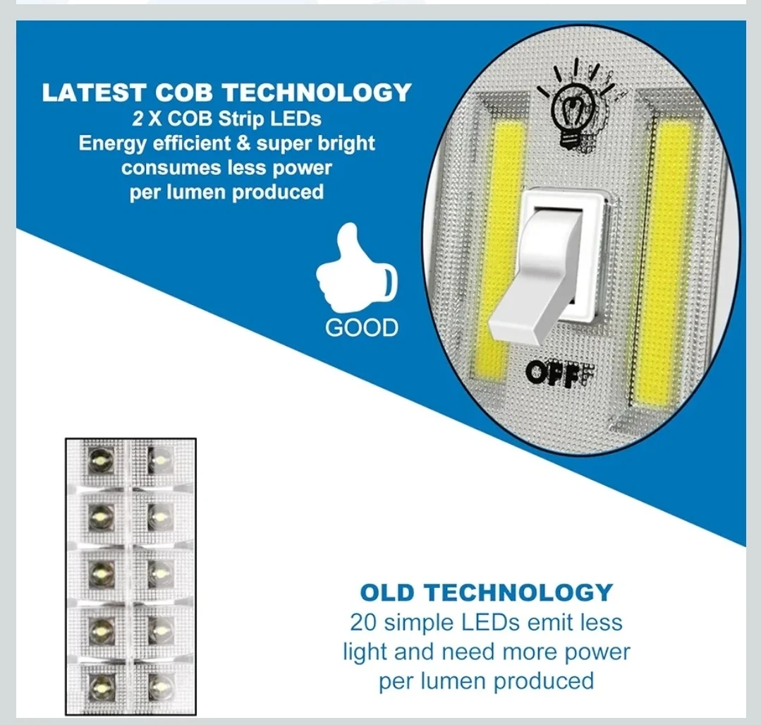 LED Night Lights - Cordless, Battery Operated (4 Pack) - photo 5