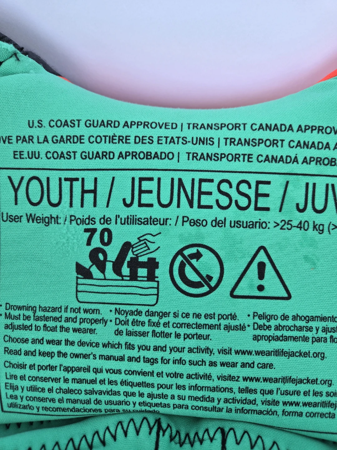 Kids youth life jacket - photo 5