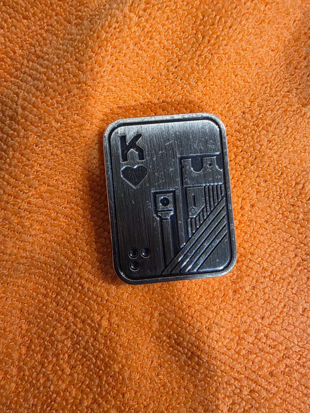 King of Hearts magnetic fidget slider