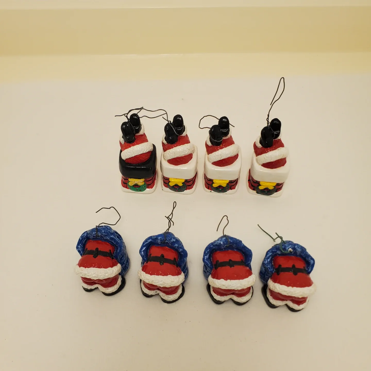 Vintage Santa Christmas Ornaments #cleanout