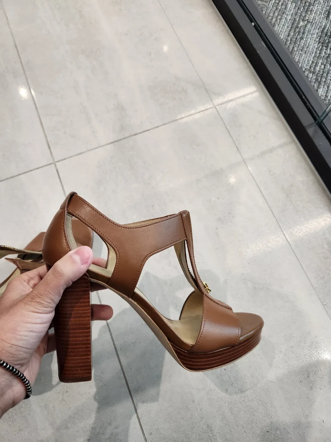 Michael Kors Brown Heels - Size 8M image indicator(2)