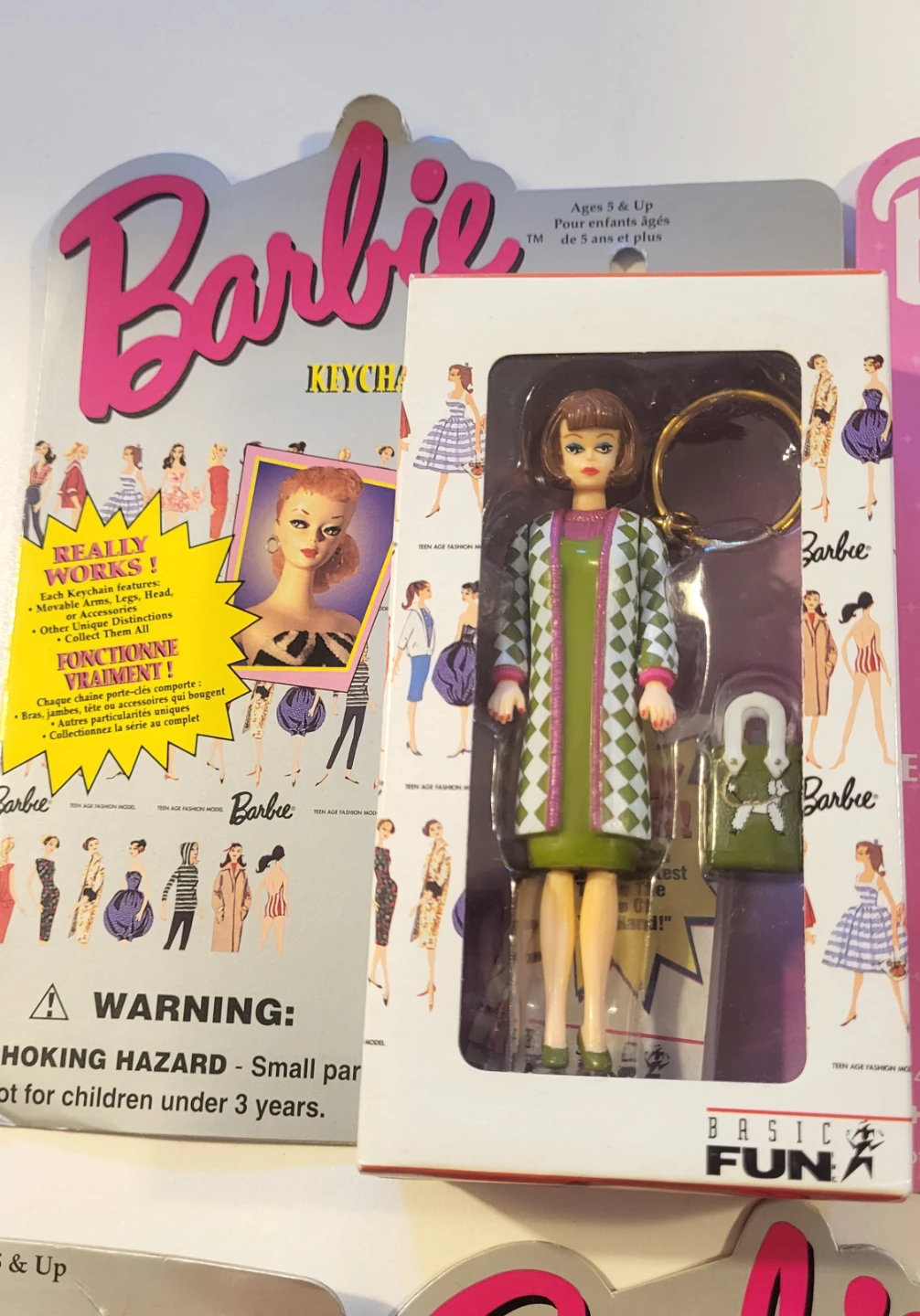 Vintage Barbie & Ken Keychain Dolls - New in Box! - photo 2