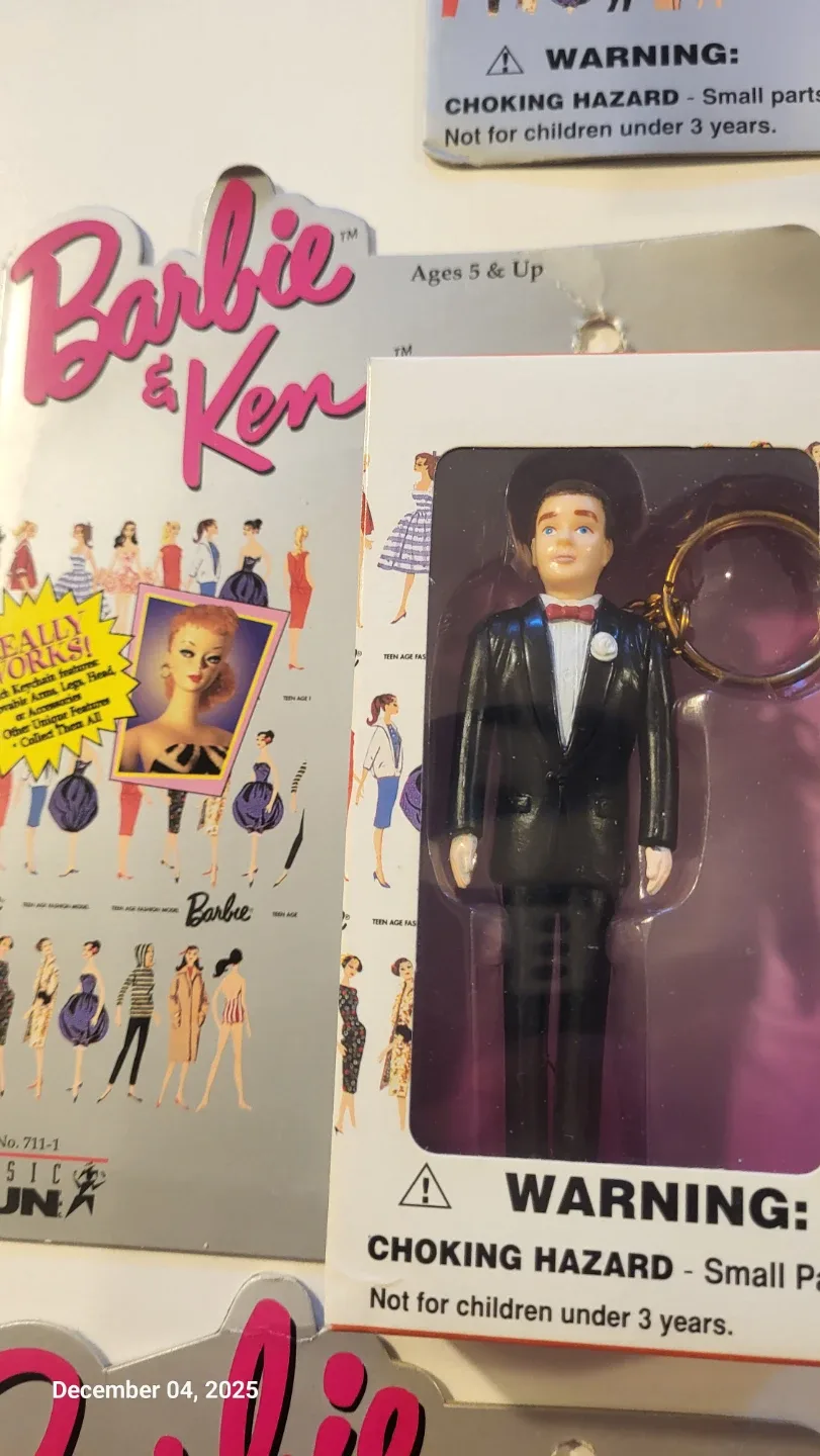 Vintage Barbie & Ken Keychain Dolls - New in Box! image indicator(8)