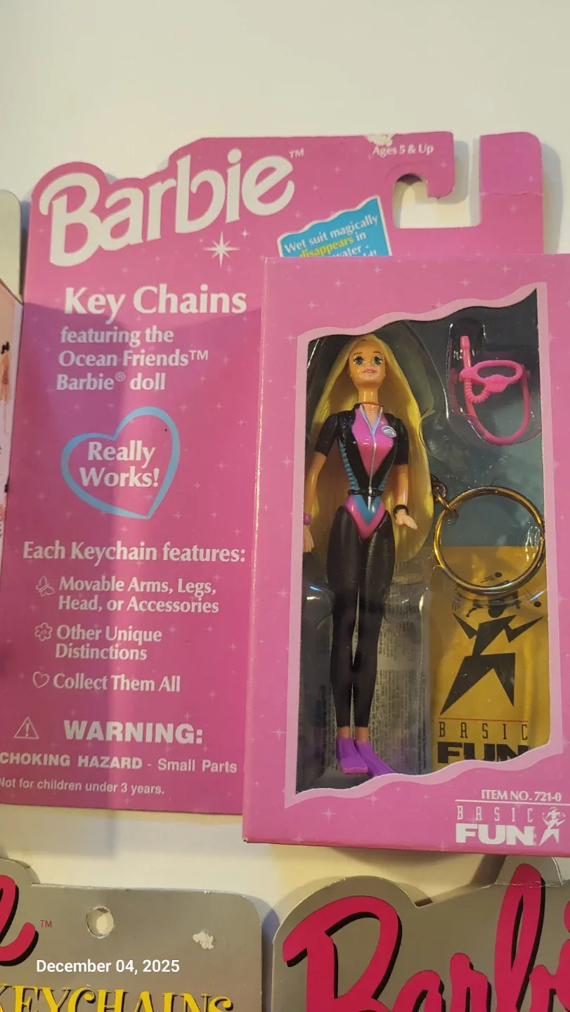 Vintage Barbie & Ken Keychain Dolls - New in Box! image indicator(9)